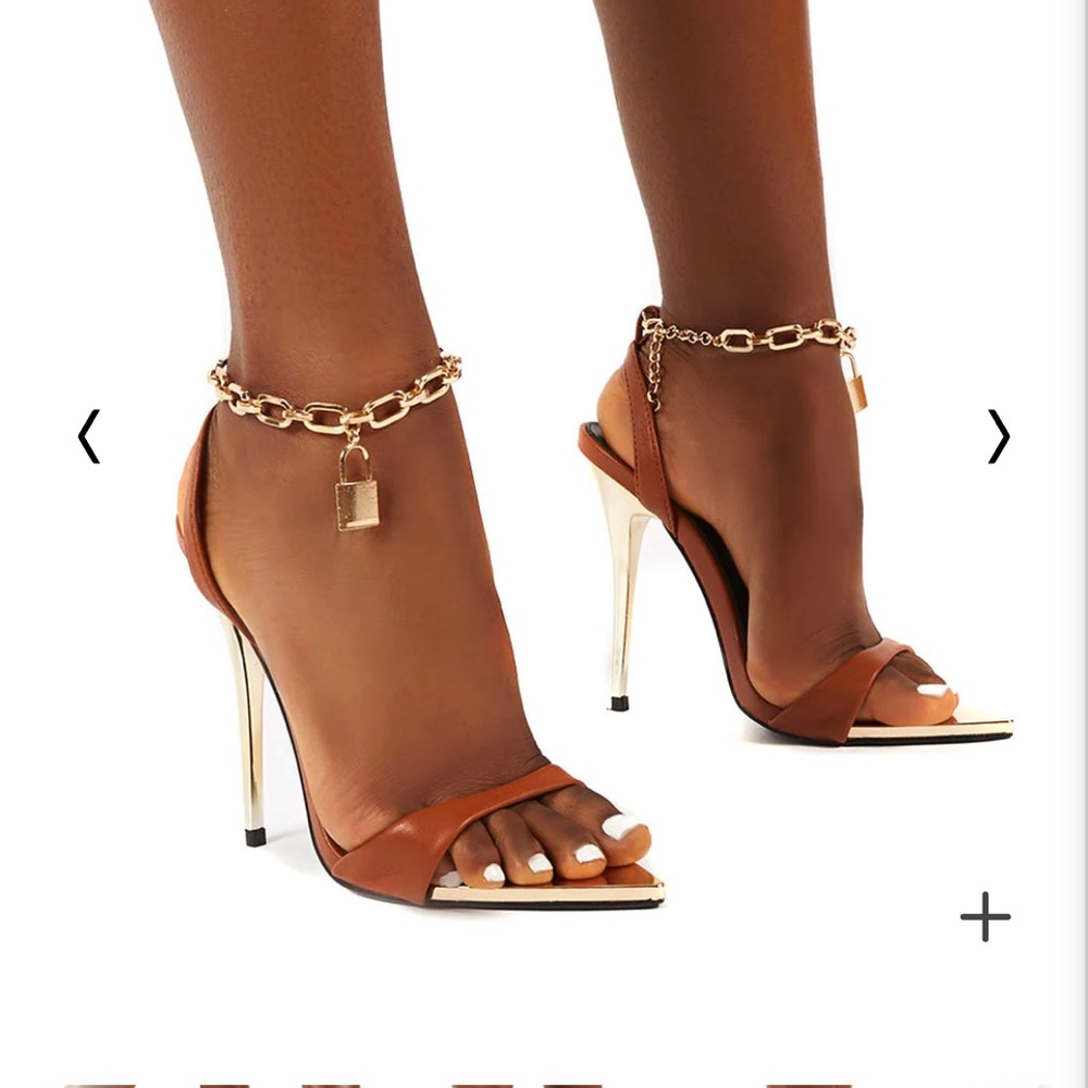 Public Desire— Triumph—Tan—Size 10